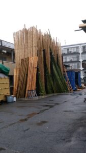 竹材置場