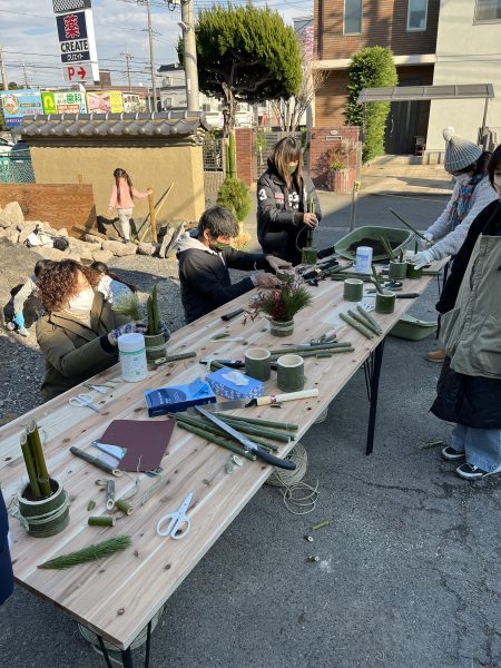 ミニ門松製作-10