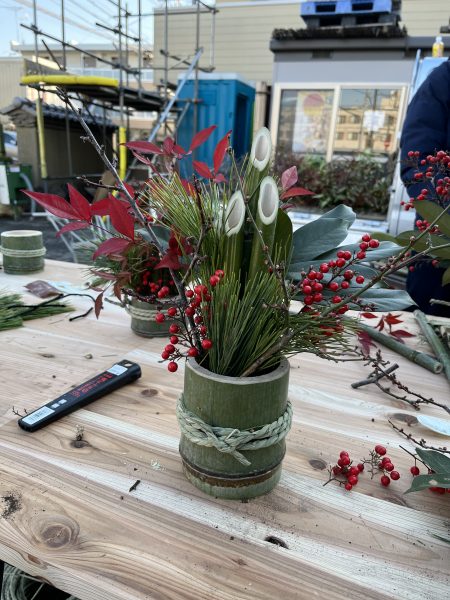 ミニ門松製作-11