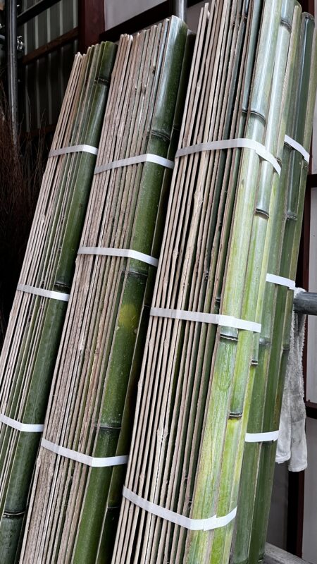 建仁寺割竹(けんにんじわりたけ)販売！ - 有限会社 持田竹材店